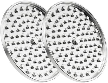 Feedoo Double Wall Stainless Steel Lick Mat for Dogs & Cats, Chew Proof Slow Feeder for Anxiety Relief & Puppy Enrichment, Non-Slip, Whisker Friendly, Dishwasher Safe Licking Pad [2Pack] by BestforYourPetsHealth