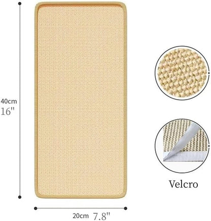 2 Pieces Cat Hammock Wall Mounted Floating Wall Shelf with Cat Scratching Mat Thick Solid Wood Cat Tree for Cat (2 Pieces Hammock)