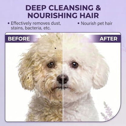 Pet Glove Wipes for Dogs & Cats, 2-in-1 Disposable Dog Cleaning Gloves for Bathing, No-Rinse Grooming Wipes for Paw, Face, Ear & Body, Aloe & Jojoba Oil, 6 Count - Image 3