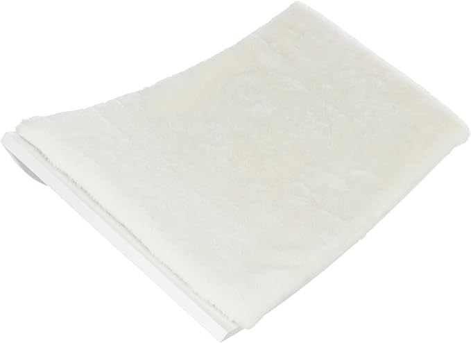 Trixie Lea Wall Mount Perch XXL, Cat Shelf with Soft Plush Cushion Bed, Ideal for Large Cats, 11 x 19-inches, White (44579)