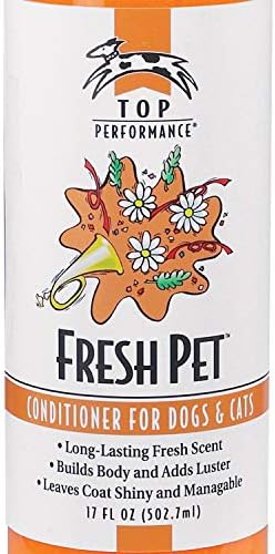 Top Performance Fresh Pet Conditioner to Reduce Mats and Tangles, 17 Oz. Size – Conditioning Formula Gives Coats Sheen - Image 2