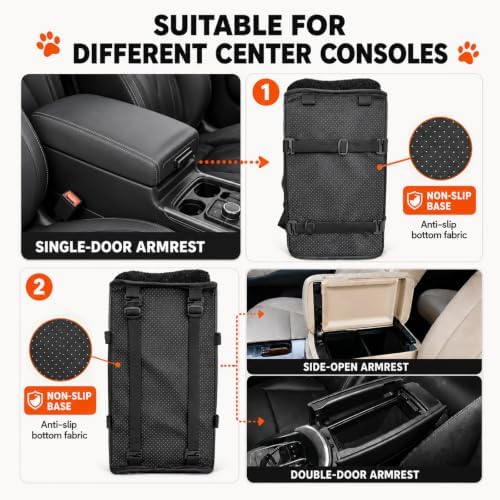 Center Console Dog Car Seat for Small Dogs up to 12 lbs - Image 4