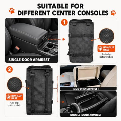 Center Console Dog Car Seat for Small Dogs up to 12 lbs - Image 4