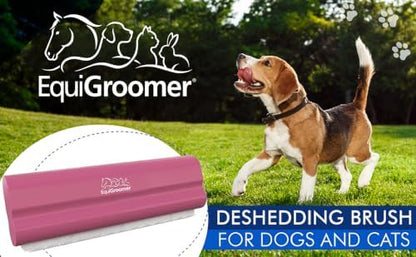 EquiGroomer 5-Inch Undercoat Deshedding Brush for Dogs & Cats, Pink - Image 2