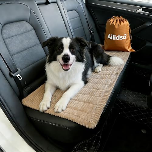 Soft Plush Dog Car Seat Cover & Sofa Protector, Non-Slip Mat (23.6''×70'') by Ailidso