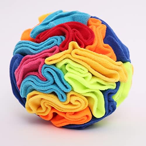 Ablechien Snuffle Ball - Snuffle Ball for Small Dogs, Interactive Dog Toys to Keep Them Busy, Puppy Dog Puzzle Toy with Storage Bag Machine Washable by Havefunwithyourpets