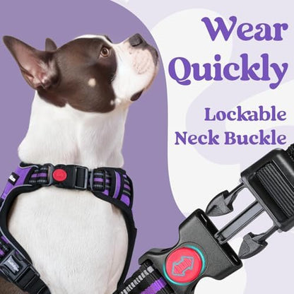 rabbitgoo Dog Harness for Large, Updated Easy On & Off with 3 Buckles - Image 2
