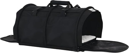 SturdiBag Pro 3.0 Pet Travel Carrier for Cats and Dogs – Soft-Sided with Safety Clips and Seatbelt Straps for Car Travel | XXL, Black