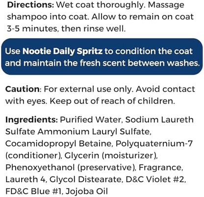 Nootie - Pet Shampoo for Sensitive Skin - Revitalizes Dry Skin & Coat - Natural Ingredients - Gentle Dog Shampoo - Cleans & Conditions - Image 7