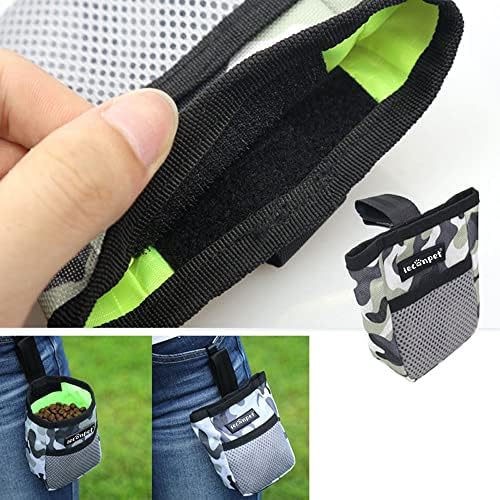 leconpet Dog Treat Pouch Portable Treat Pouch for Dog Training Easily Carries Perfect Food Snack Storage Holder for Puppy Training and Walking (Black) - Image 4