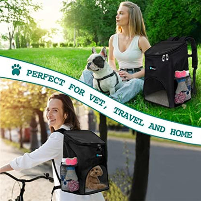PetAmi Cat Backpack Carrier for Small Dogs and Large Cats, Airline Approved - Image 6