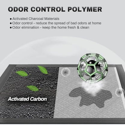 Charcoal Puppy Pads, XL 28"x34", All Edge-Wrapped, Odor-Control Thick Pad - Image 3