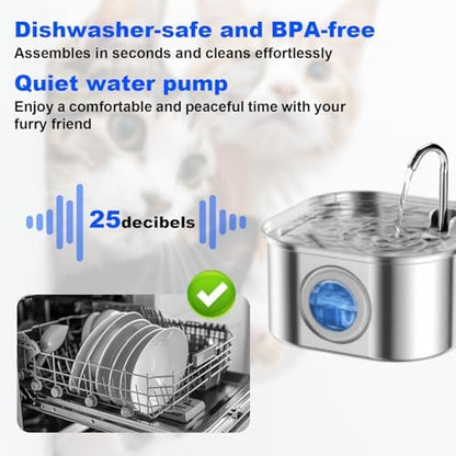 Cat Water Fountain Spout and Spout Holder for 108oz/3.2L and 84oz/2.5L - Image 4