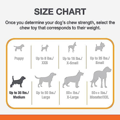 Nylabone Power Chew Double Bone Dog Chew Toy, Bacon Flavor, Medium - Image 6