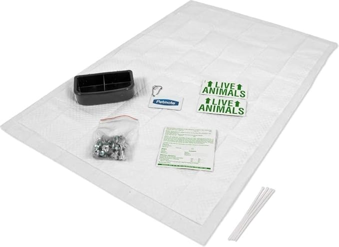 Petmate Vari Kennel (32") and Kennel Travel Kit for Pets