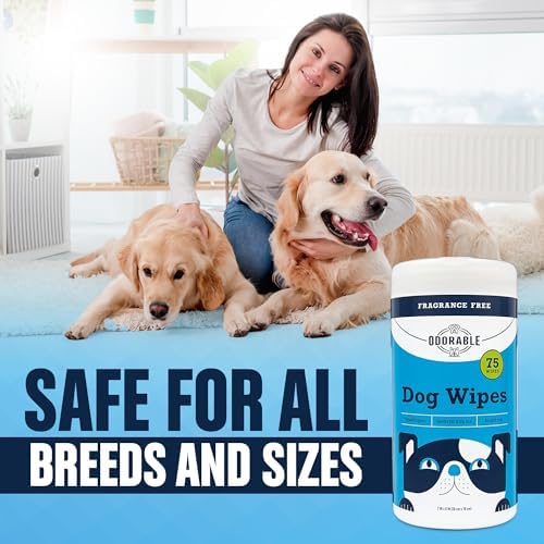 Dog Grooming Wipes - for Dogs and Puppies - Odor Neutralization - Image 2