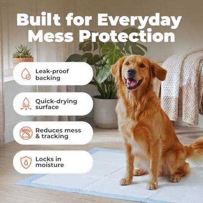 Best Pet Supplies Extra Large Dog Training Puppy Pee Pads - Blue, 40 Count - Image 3