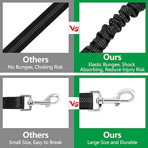 Plutus Pet Dog Seat Belt for Car Headrest, Reflective with Elastic Bungee - Image 5
