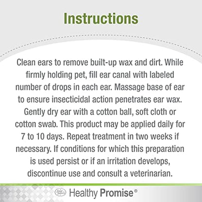 Four Paws Healthy Promise Aloe Ear Mite Treatment for Dogs, 0.75 oz - Image 4