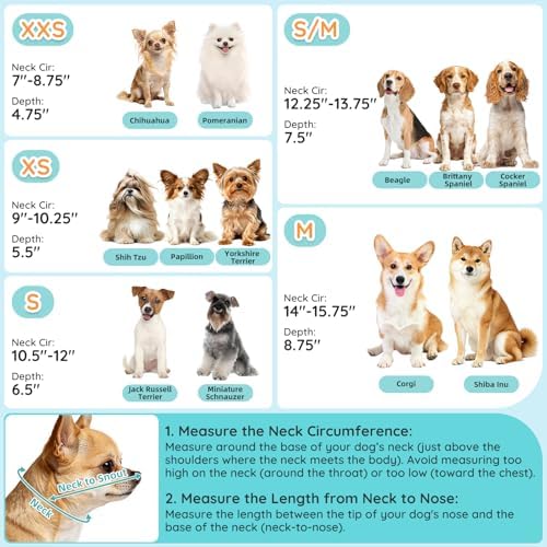 Clear Dog Cone for Small Dogs Chihuahua, E-Collar After Surgery - Image 6