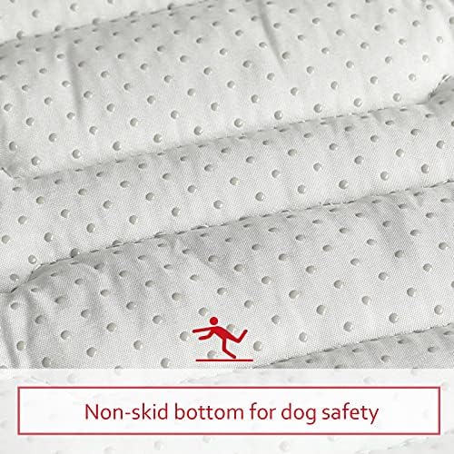 Dog Crate Mat (21" X 14"), Soft Dog Bed Crate Pad with Cute Prints - Image 3