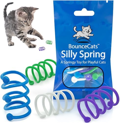 Cat Spring Toys, Family Made in the USA, Set of 4 by Unknown