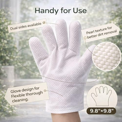 Aurora Pet Glove Wipes for Dogs & Cats, Wearable No-Rinse Grooming Glove Wipes for Paws, Face, Ears & Body, Hypoallergenic Disposable Pet Cleaning Wipes, Unscented, 12 Count - Image 5