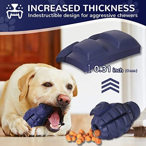 Dog Toys for Aggressive Chewers Large Breed, Fun to Chew (Blue) - Image 2