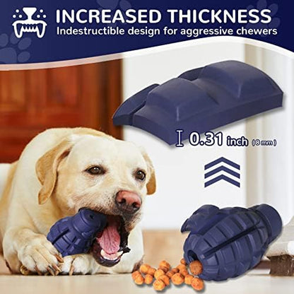 Dog Toys for Aggressive Chewers Large Breed, Fun to Chew (Blue) - Image 2