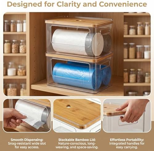 Cat Litter Box Liners with Bag Dispenser Compatible with MeoWant-SCO1 SCO2 - Image 7