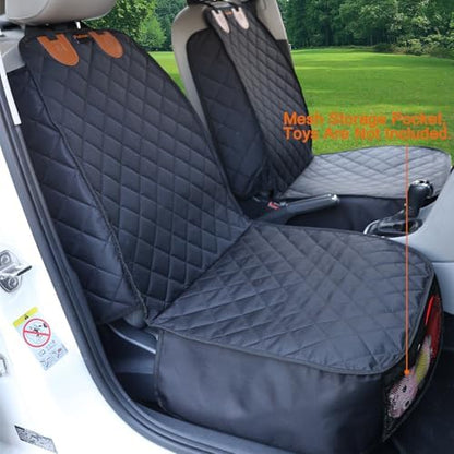 Front Seat Cover for Dogs 2PK Car Seat Covers Front Seats Pet Car Seat Cover Bucket Car Seat Cover for Dogs Front Car Seat Covers Front Seat Pet Cover - Image 2