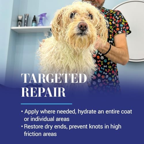 Chris Christensen Spectrum Ten Hypro Pac, Intensive Conditioning Coat Treatment for Dogs, Restore Dry, Damaged Coats, Groom Like a Professional, 16 oz. Jar - Image 4