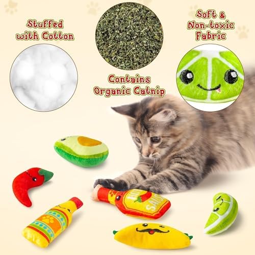 L1rabe Mexican Catnip Stuffed Toys for Cats, for Kitty Lover - Image 3