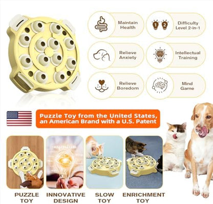 KADTC 2-Level Dog & Cat Puzzle Toy, Mental Stimulation Game for Smart Pets - Image 2