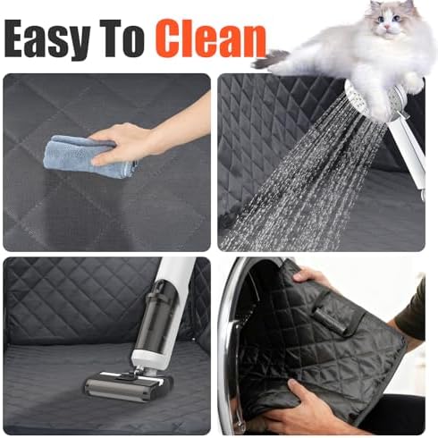 Egles Dog Car Seat Cover with Hard Bottom, Waterproof Back Seat Extender - Image 6