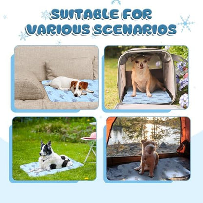 Nuanchu Pet Cooling Mat, Whale, 11.81 x 19.69 Inches, 1 Pcs - Image 6
