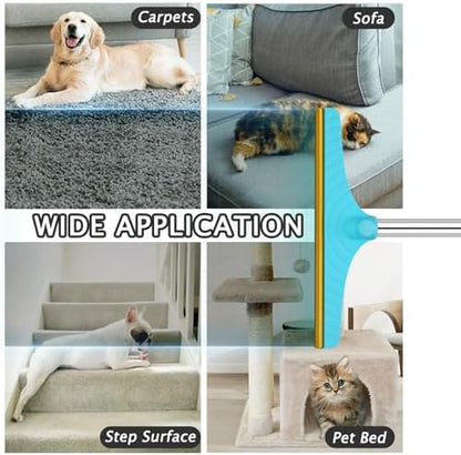 Carpet Rake for Pet Hair Removal Tool, Dog Cat Hair Remover for Furniture - Image 4