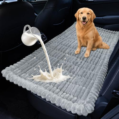 Dog Car Seat Waterproof Bed Cover Back Seat Light Grey 23.6”x51” by CoSofSLIP