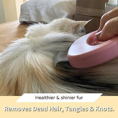 Leo's Paw The Original Pet Hair Removal Massaging Shell Comb - Image 4