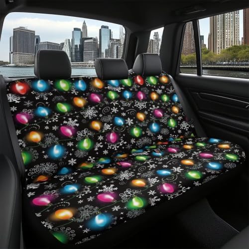 AFPANQZ Car Rear Seat Covers Auto Back Seat Cushion Christmas Decoration - Image 4