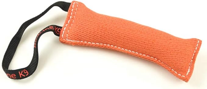 Redline K9 Bite Suit Tug Toy (3" x 10") 1 Handle (Orange)