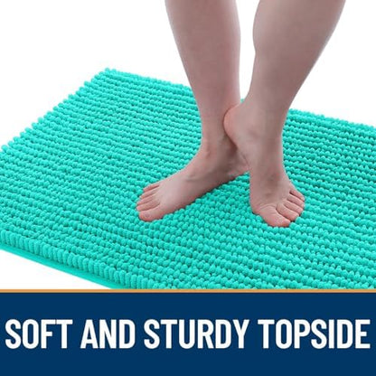 OLANLY Dog Door Mat for Muddy Paws 24x16, Extra Absorbent Chenille Mud Mat - Image 3