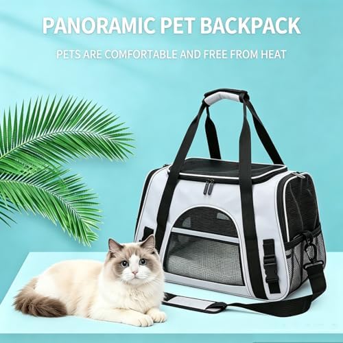 Cat Carrier Bag, Airline Approved Soft Carrier for Cats & Small Dogs - Image 5