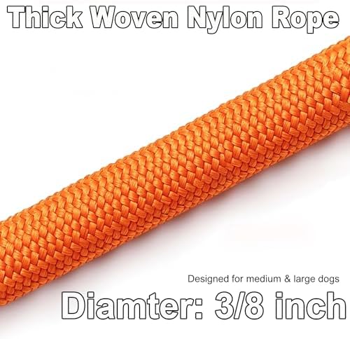 65FT Extra Long Tie Out Rope Dog Lead Dog Tether Check Cord 3/8" - Image 2
