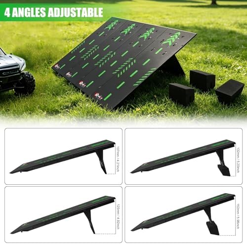 RC Car Jumping Ramp for 1/10 1/12 1/14 1/16 1/18 1/24 Scale, w/Foam Base - Image 3