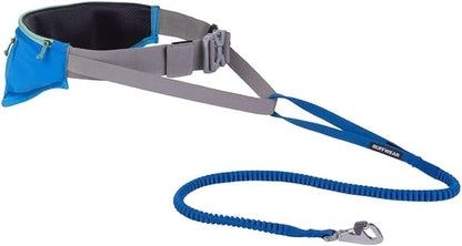 Ruffwear, Trail Runner Belt, Hands Free Adjustable with Pocket, Blue Pool, Small/Medium