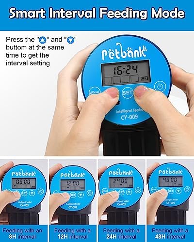 Automatic Fish Feeder for Aquarium Easy Setup & 4 Timers Blue - Image 5