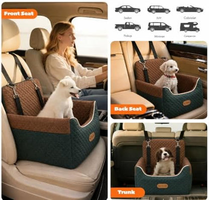 ALL GOOD PET SUPPLIES Dog Car Seat for Small/Medium Dogs Under 35lbs - Image 4