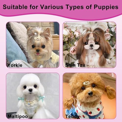 Puppy Brush for Small Dogs - Soft Dog Brush (Pink) - Image 7