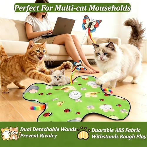 Interactive Cat Toys for Kitten & Adult Cats 3-in-1 Touch Activated - Image 6